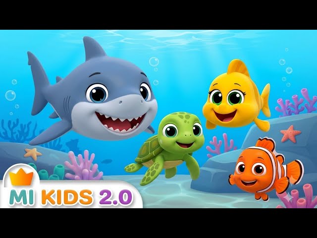 Cute Underwater Adventure 🐠🦈 | Funny Cartoon Animals | Kids Animation | Fun Adventure #trending