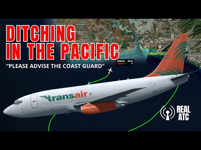 Emergency Ditching Off Oahu — Live ATC from Transair Flight 810