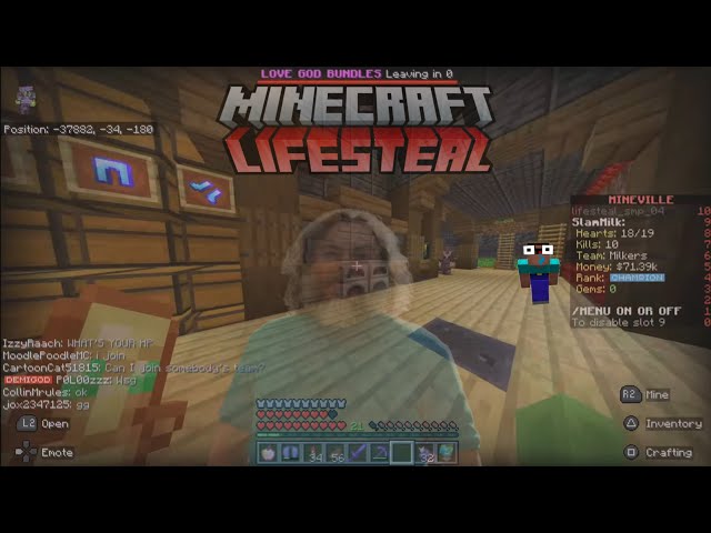 Mineville Lifesteal Smp Episode 1 (huge base raid !!)