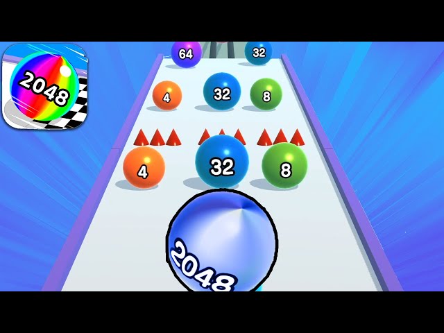 BALL RUN 2048 All Levels Gameplay Walkthrough iOS 9