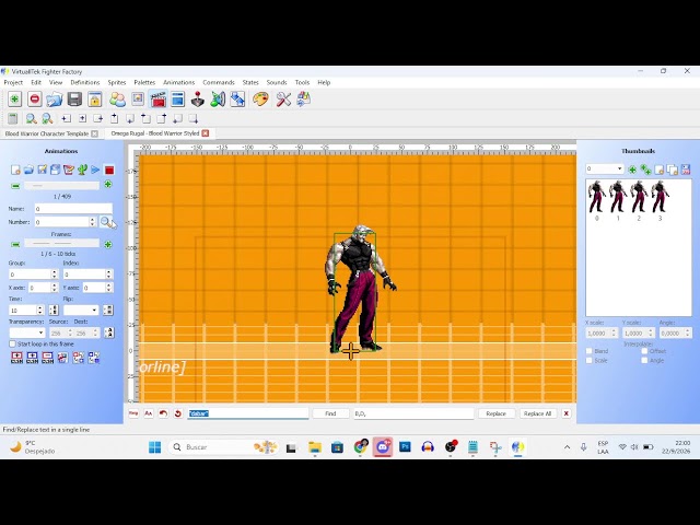 Coding In Fighter Factory + Blood Warrior Styled Char Tutorial