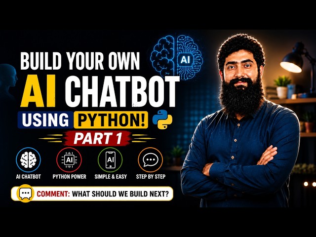 Build Your Own AI Chatbot Using Python! 🤖 | Part 1