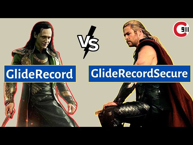 Gliderecord vs Gliderecordsecure Live  Demo