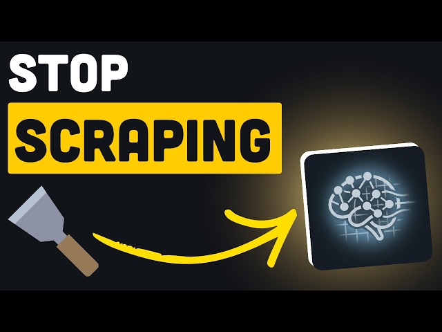 Stop Writing Web Scrapers... Let an Agent Do It Instead