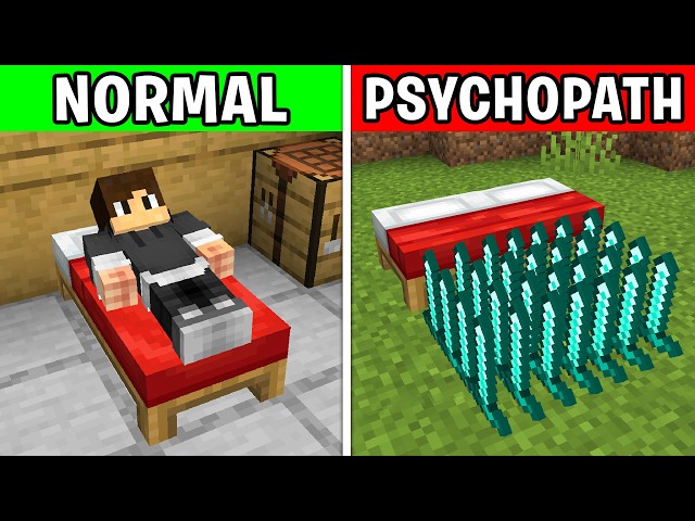 How Minecraft is Played by DIFFERENT PLAYERS!