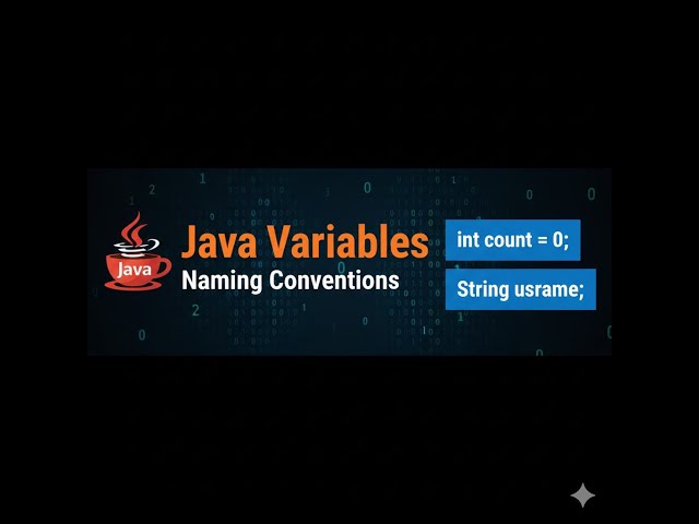 Java Language: Variables, Naming Conventions