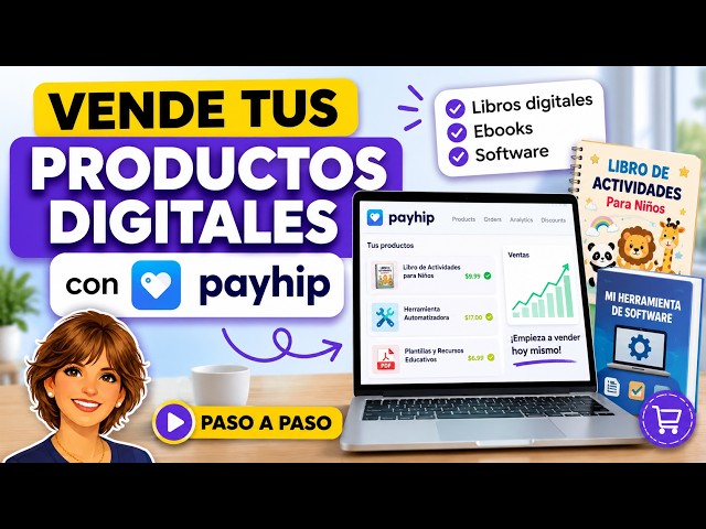 Cómo Vender Libros Digitales y Software con Payhip | Tutorial paso a paso