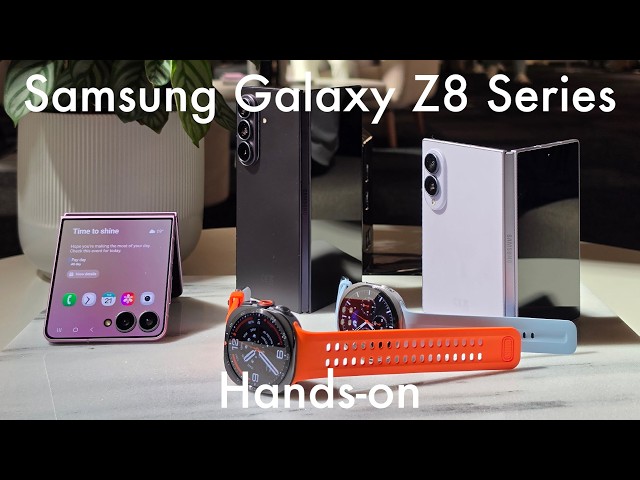 Samsung Galaxy Z Fold8 Ultra and Z Fold8 hands-on: going W I D E!