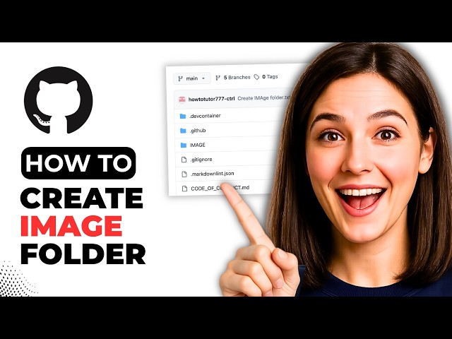 How To Create An Image Folder In GitHub