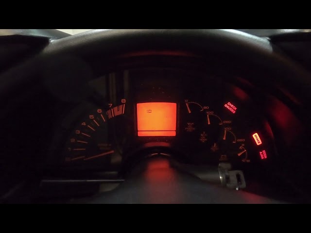 Clearing OBD1 trouble codes on a 1990-95 C4 Corvette