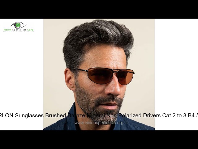 Serengeti MARLON Sunglasses Brushed Bronze Mineral Non Polarized Drivers Cat 2 to 3 B4 57mm   9 0 0