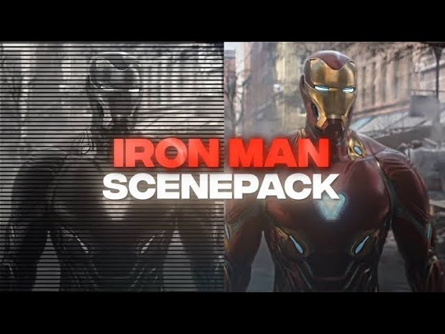 IRON MAN 4K Scene Pack 🔥 | Tony Stark Edit Clips | No Copyright