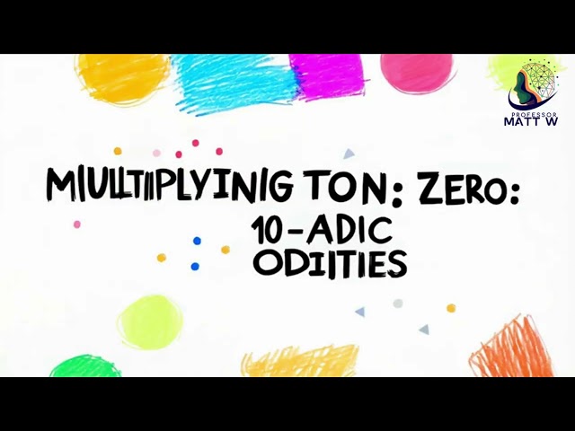 A Number System That Goes Left Forever!