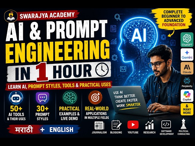 What is AI, All basics of AI AI & Prompt Engineering Foundation” class | SARTHAK RODE