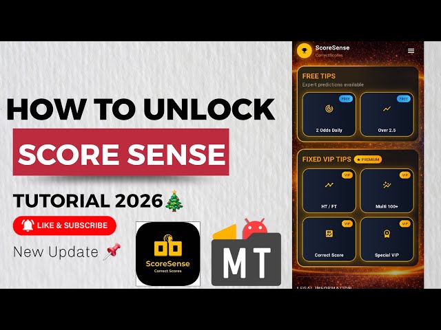 JINSI YA KU UNLOCK SCORE SENSE KWA MT MANAGER TUTORIAL 2026