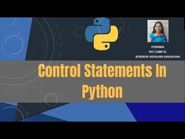 Python control statements - 1