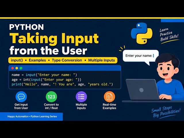 6_Python Input Function | Get User Input in Python | Python Tutorial in Tamil
