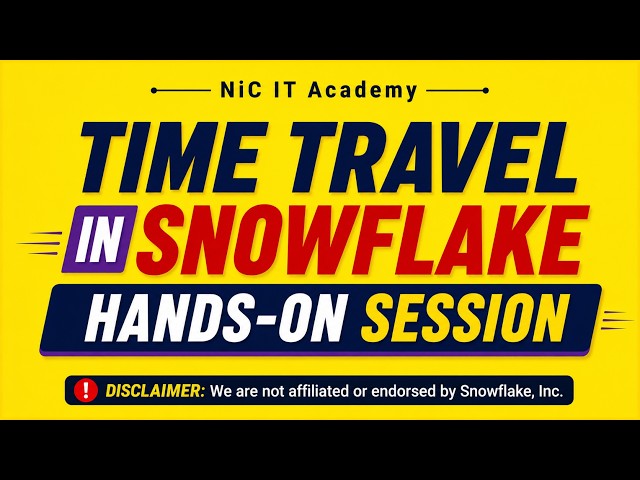 Time travel in Snowflake | Training for Snowflake Data Engineering with Cortex AI