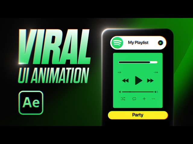 How to create UI Animations in After Effects (Full 1 Hour Guide)