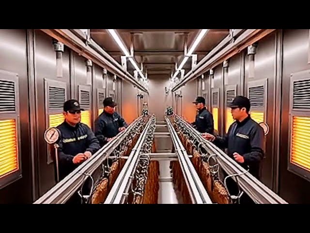 World’s😱🇱🇷👽 Biggest Snake Skin Factory How Giant Pythons Become High End Fashion!