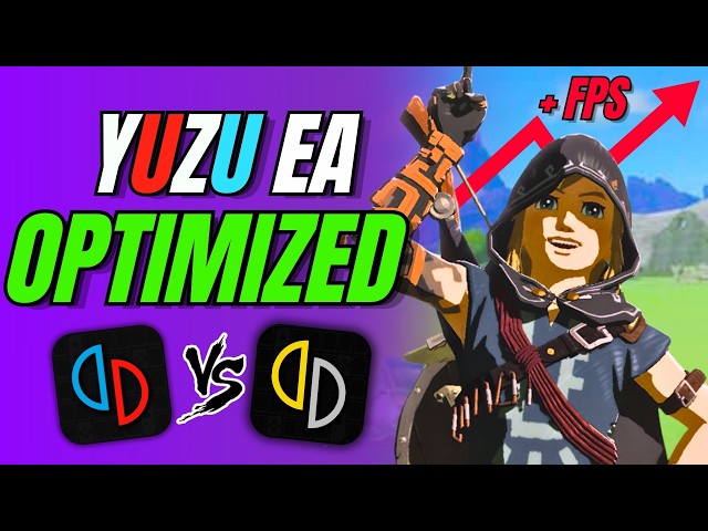 YUZU Optimized 🥒The BEST VERSION of YUZU🥒Nintendo Switch emulator optimized +FPS