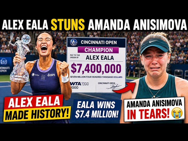 CINCINNATI IN SHOCK! Alex Eala STUNS World No. 10 Anisimova — Cincinnati GOES WILD!