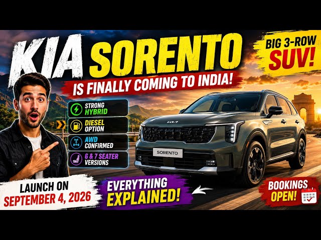 2026 Kia Sorento: The 7-Seater SUV That Could Challenge Fortuner