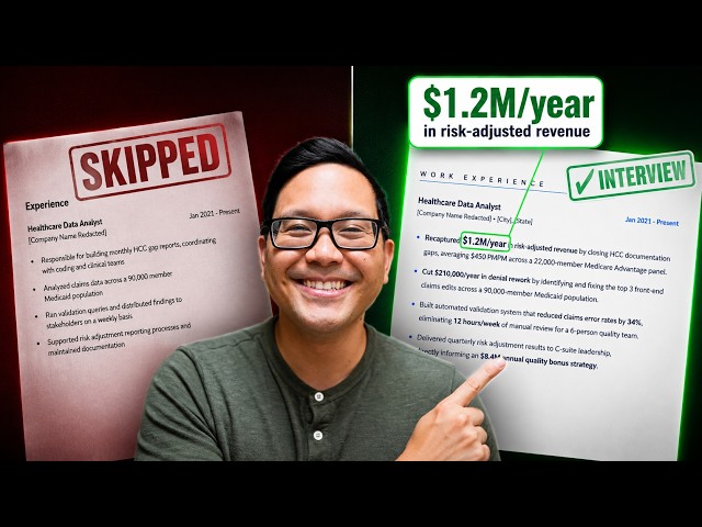 How to Write Healthcare Data Analyst Resume Bullets That Get Interviews