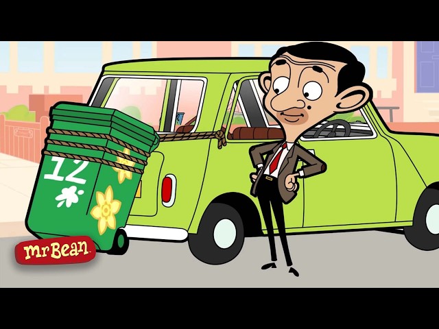Mr Bean Turns His Car Into A Garbage Truck 🗑️ | Mr Bean Animated Season 4 | Funny Clips | Mr Bean
