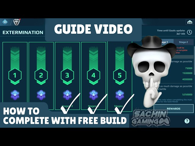 How To Complete Extermination Mode 4 and 5 | War Robots Tips And Tricks