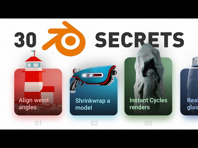 30 little-known Blender tricks