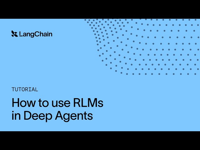 Using RLMs in Deep Agents to solve long context tasks