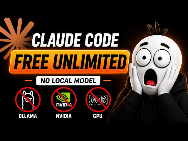 Claude Code FREE UNLIMITED (No Ollama, No GPU, No Nvidia) [NEW METHOD 2026]