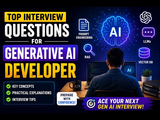 Generative AI Interview Questions & Answers | Crack Your GenAI Developer Interview Part2 #interview