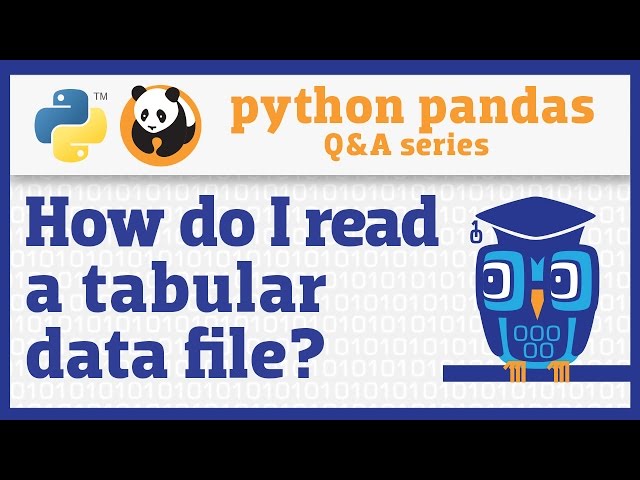 How do I read a tabular data file into pandas?
