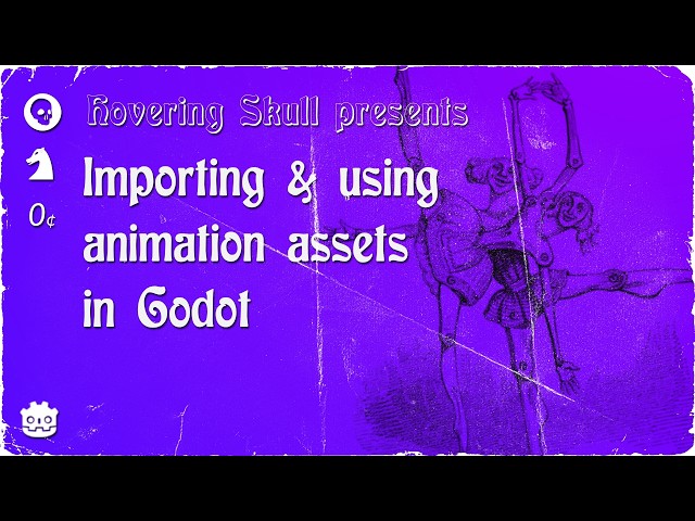 Character Animations: importing from FBX files in Godot (using KayKits)