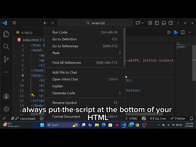 JavaScript Event Listeners Explained | addEventListener & removeEventListener
