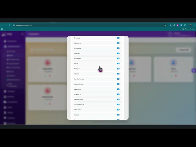 Sistema pos con php, js, css, html y base de datos mysql