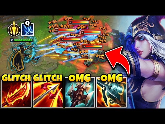 THIS ASHE BUILD IS BASICALLY A DAMAGE GLITCH... (TRIPLE SPLASH AUTOS)