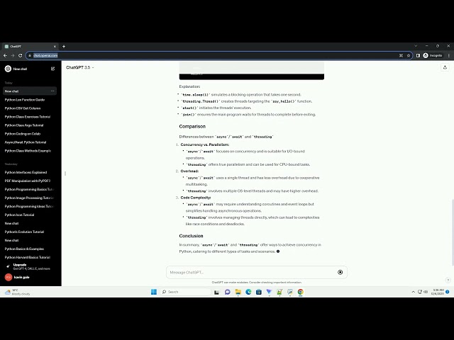 python async await vs threading