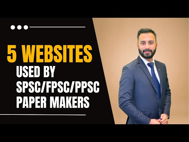 EXAMINERS USE THESE WEBSITE TO MAKE PAPERS | SPSC | FPSC | PPSC