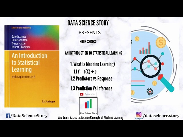 Intro to Statistical Learning Book|What Is Statistical/Machine Learning?|Prediction vs Inference|