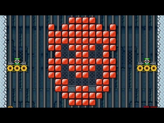 Bowser's Hellish Elevator by Mario U!! 🍄Super Mario Maker 2 | Switch 2 | No Commentary #eay