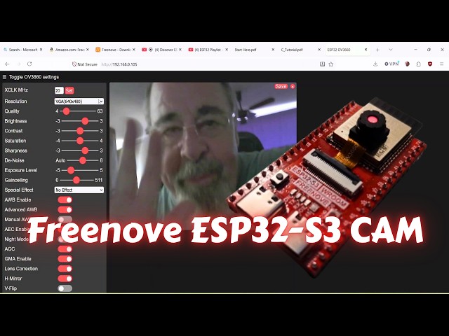Freenove ESP32-S3 CAM Beginner’s Guide: Setup & First Project!