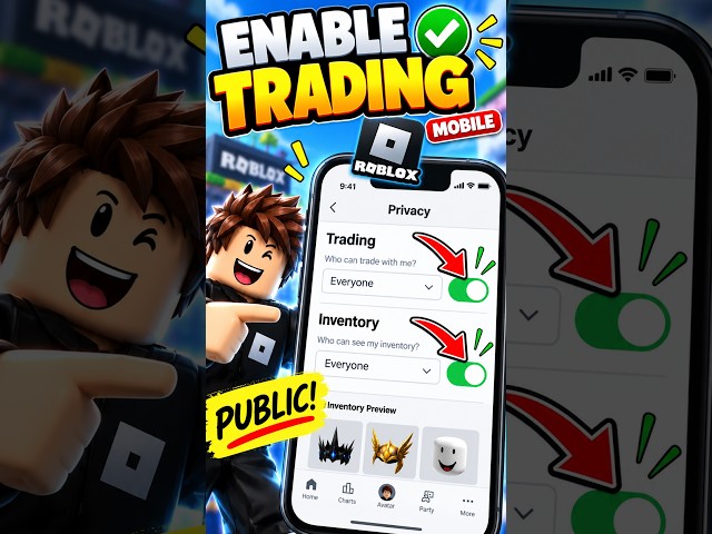 How To Enable Trading And Inventory On Roblox Mobile (Easy Guide 2026)