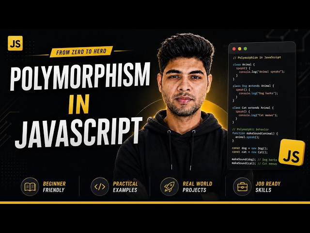 Polymorphism in JavaScript Explained | Method Overriding | JavaScript Tutorial #45