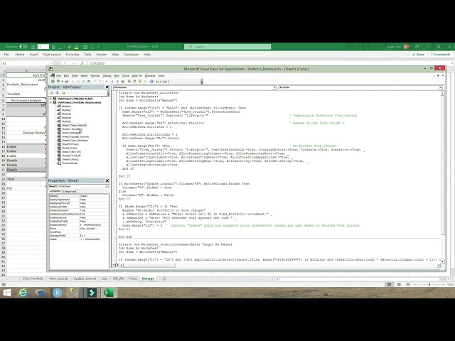 Code Review - Portfolio Return App