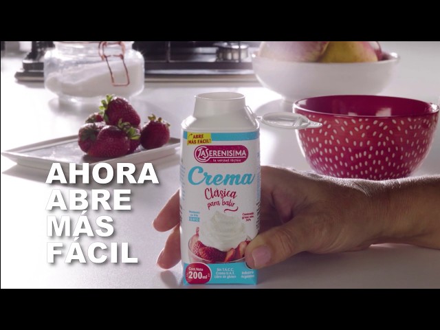 Crema Ideal para Batir - Abre Fácil