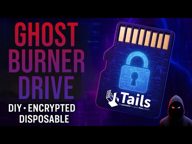 Build a DIY Ghost Burner Drive: Portable, Encrypted, Disposable, Accessible & Cheap! Using Tails! 
