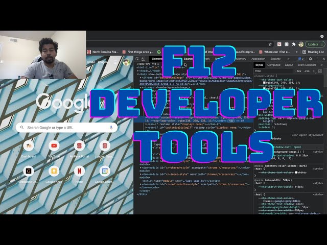 How to Use Developer Tools (F12)